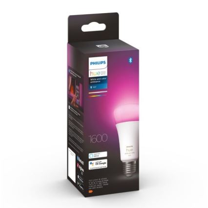 Himmennettävä LED-polttimo Philips Hue White And Color Ambiance A67 E27/13,5W/230V 2000-6500K