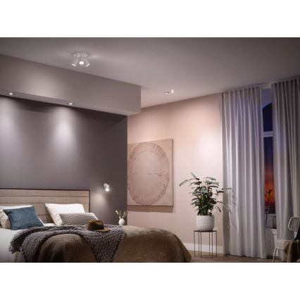 Himmennettävä LED-polttimo Philips Hue WHITE AMBIANCE GU10/4,2W/230V 2200-6500K