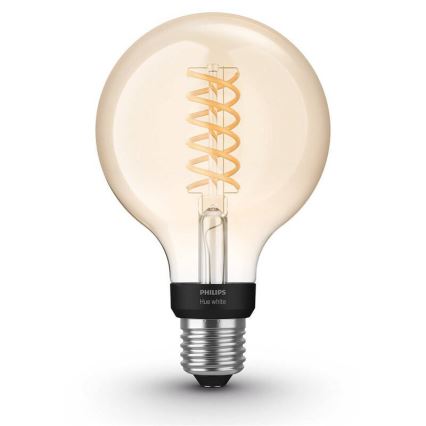 Himmennettävä LED-polttimo Philips Hue WHITE FILAMENT G93 E27/7,2W/230V 2100K