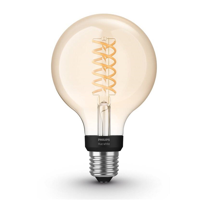Himmennettävä LED-polttimo Philips Hue WHITE FILAMENT G93 E27/7,2W/230V 2100K