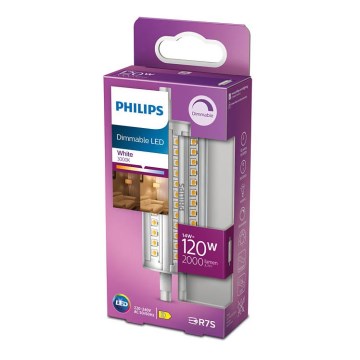 Himmennettävä LED-polttimo Philips R7s/14W/230V 3000K 118 mm
