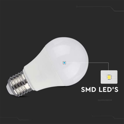 Himmennettävä LED-polttimo SAMSUNG CHIP A60 E27/11W/230V 3000K