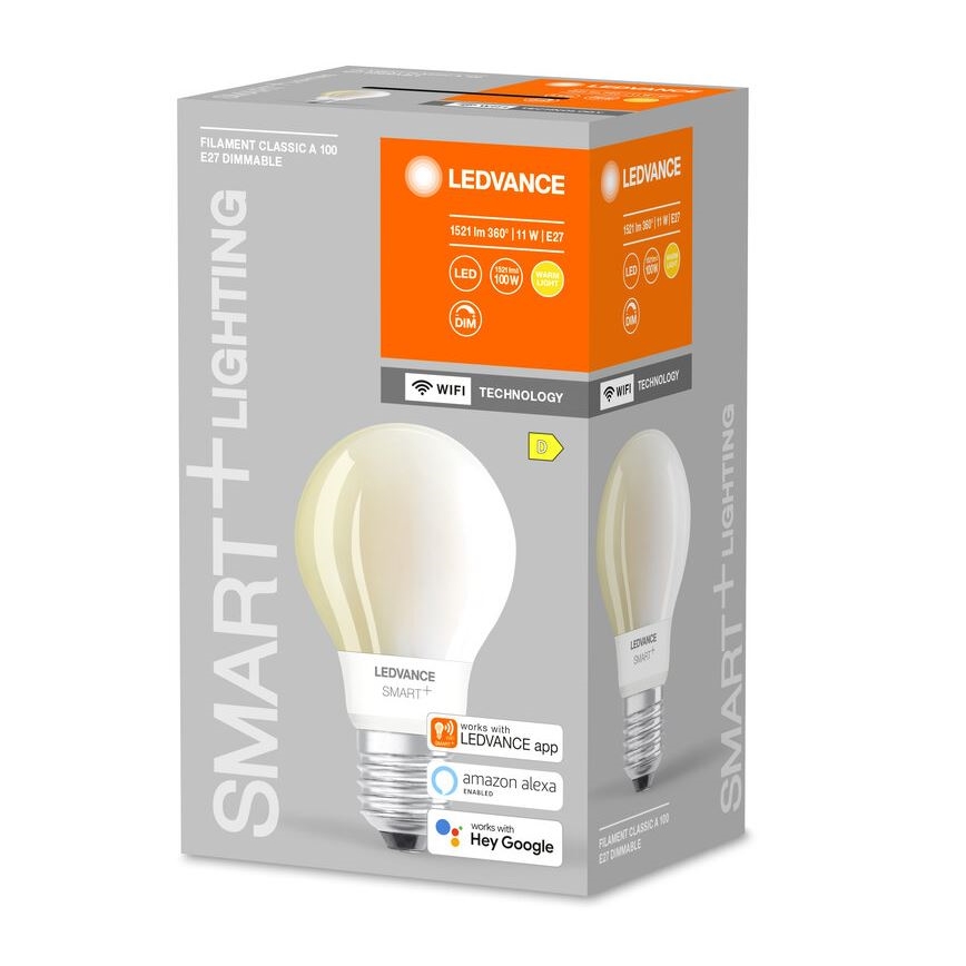 Himmennettävä LED-polttimo SMART+ FILAMENT E27/11W/230V 2700K Wi-Fi - Ledvance