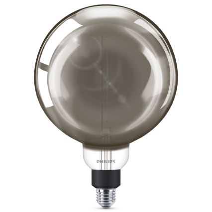 Himmennettävä LED-polttimo SMOKY VINTAGE Philips G200 E27/6,5W/230V 4000K