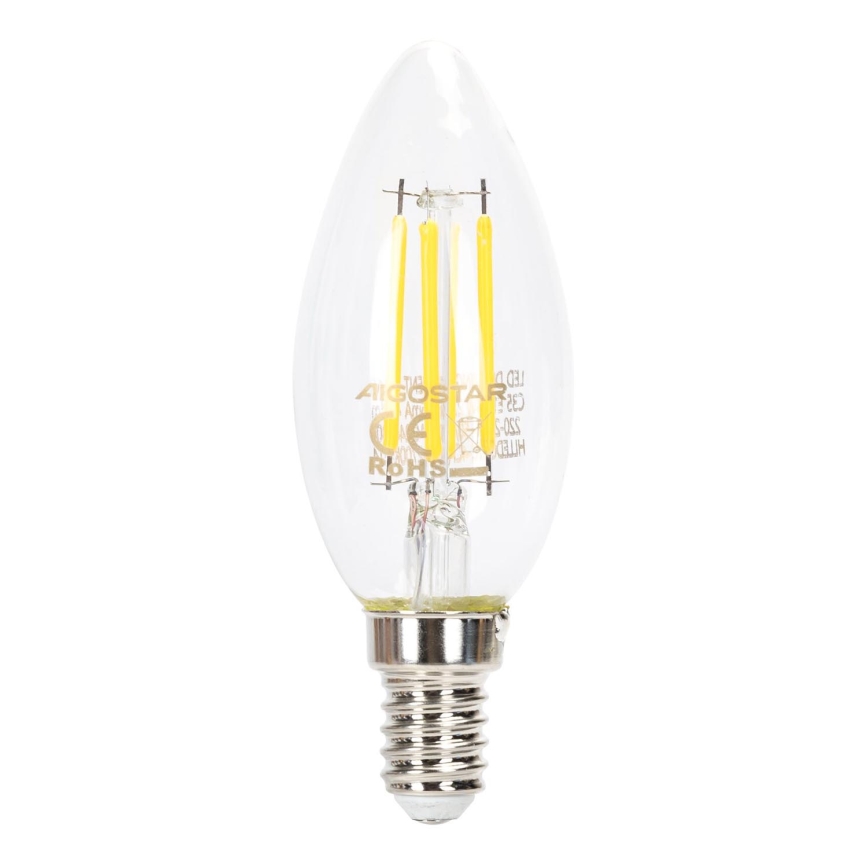 Himmennettävä LED-polttimo VINTAGE C35 E14/4W/230V 6500K - Aigostar