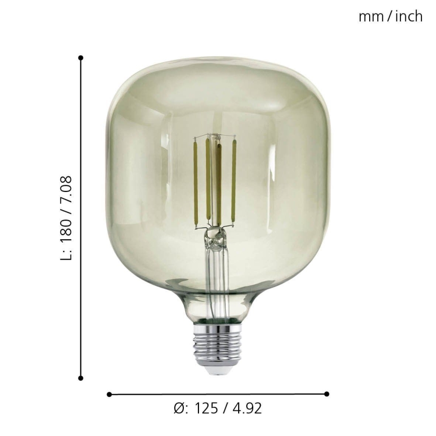 Himmennettävä LED-polttimo VINTAGE E27/4W/230V 3000K  - Eglo 12597