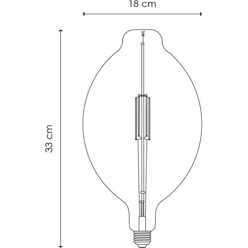 Himmennettävä LED-polttimo VINTAGE EDISON E27/4W/230V 1800K