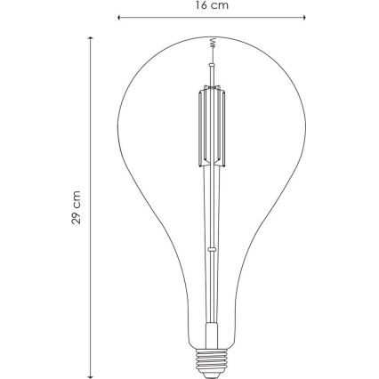 Himmennettävä LED-polttimo VINTAGE EDISON E27/4W/230V 2700K CRI 90
