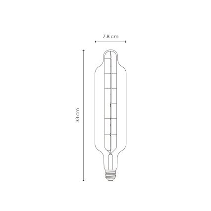 Himmennettävä LED-polttimo VINTAGE EDISON E27/5W/230V 1800K