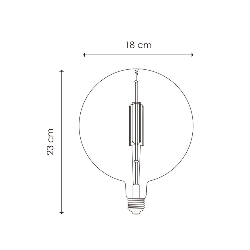 Himmennettävä LED-polttimo VINTAGE EDISON G180 E27/4W/230V 2700K