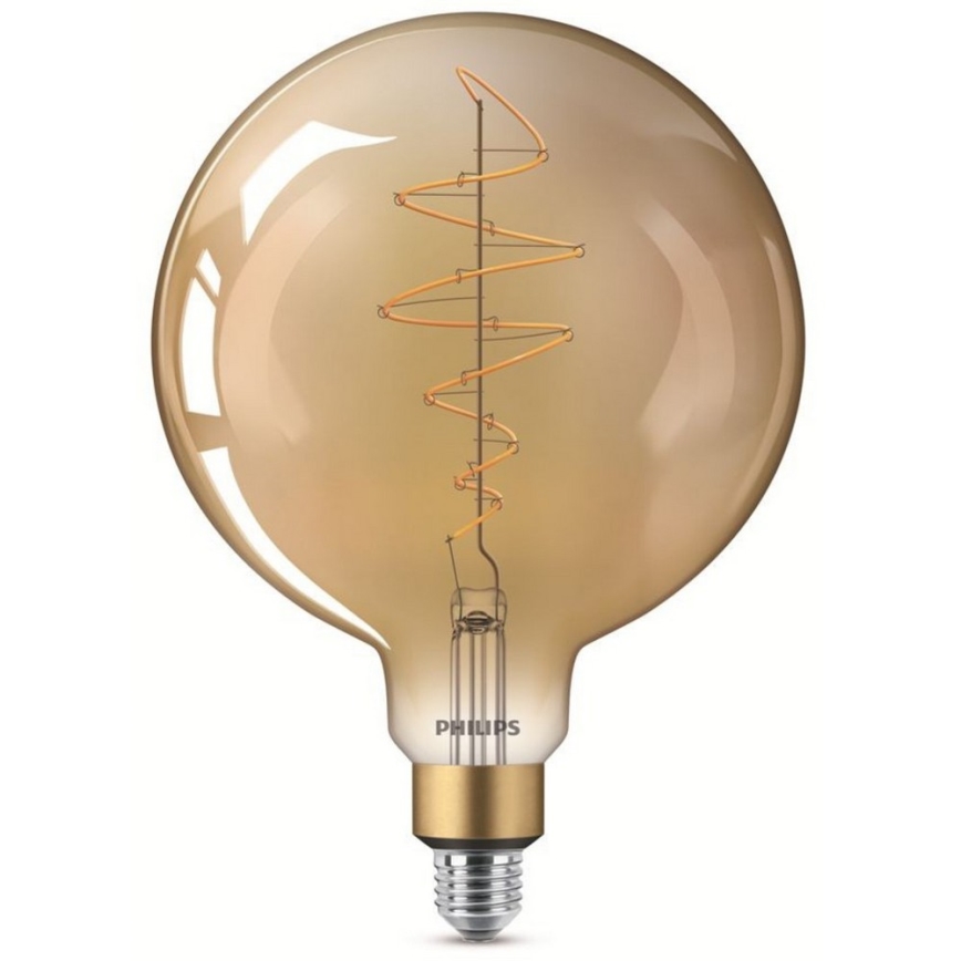 Himmennettävä LED-polttimo VINTAGE Philips G200 E27/7W/230V 2000K