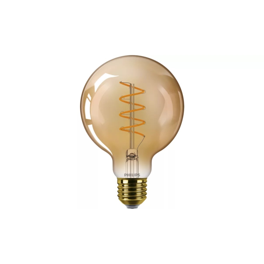Himmennettävä LED-polttimo VINTAGE Philips G95 E27/5,5W/230V 2200K