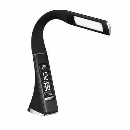 Himmennettävä kosketusohjattu pöytälamppu näytöllä LED/10W/5V musta