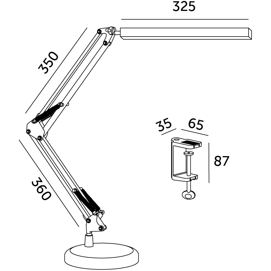 Himmennettävä LED-pöytävalaisin 2in1 USB TENUIX LED/14W/5V 3000-6000K