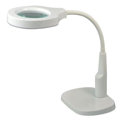 Himmennettävä LED-pöytävalaisin bifokaalisen suurennuslasin kanssa LED/6W/230V 6000-7000K valkoinen