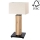 Himmennettävä LED-pöytävalaisin FLAME 1xE27/40W+ LED/4,6W/230V 56,5 cm tammi – FSC sertifioitu