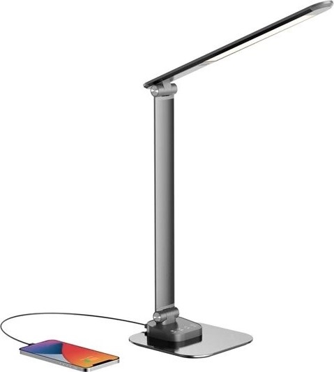 Himmennettävä LED-pöytävalaisin kanssa USB LED/7,5W/230V 3000K/4000K/5500K antrasiitti