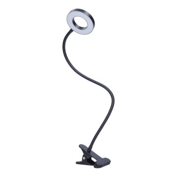 Himmennettävä LED-pöytävalaisin klipsillä LED/8W/230V 3000/4000/5000K musta