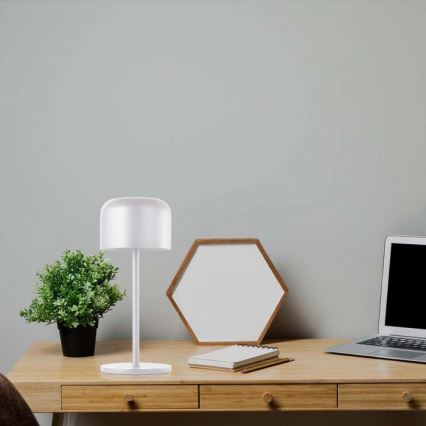 LED Himmennettävä ladattava kosketuspöytävalaisin LED/1,5W/5V 2700-5700K IP54 2200 mAh valkoinen