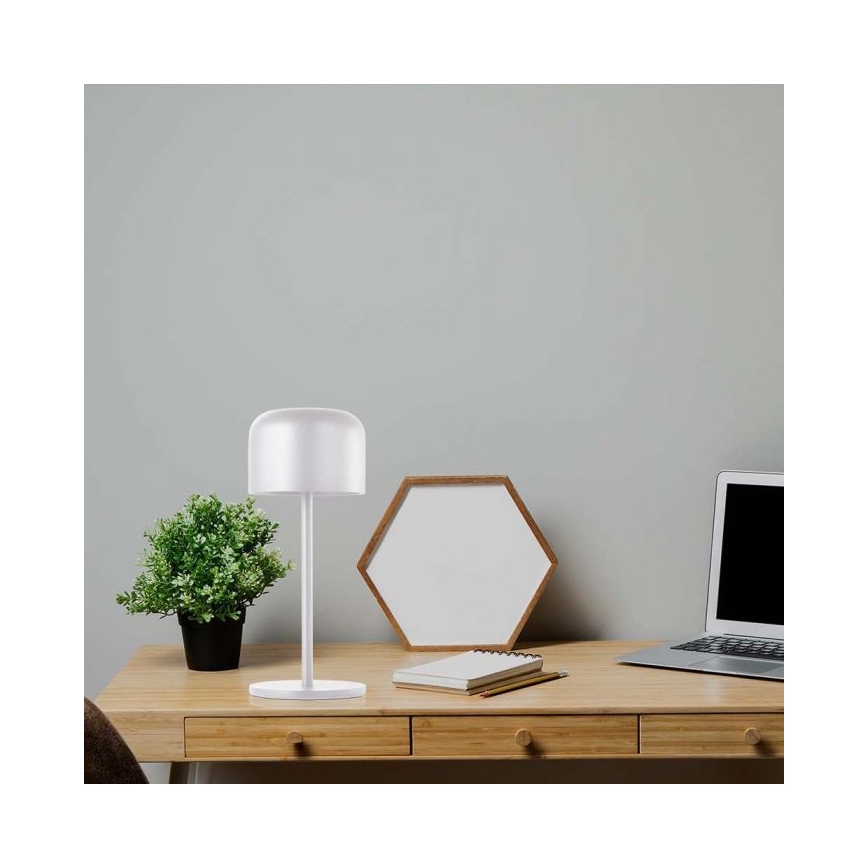 LED Himmennettävä ladattava kosketuspöytävalaisin LED/1,5W/5V 2700-5700K IP54 2200 mAh valkoinen