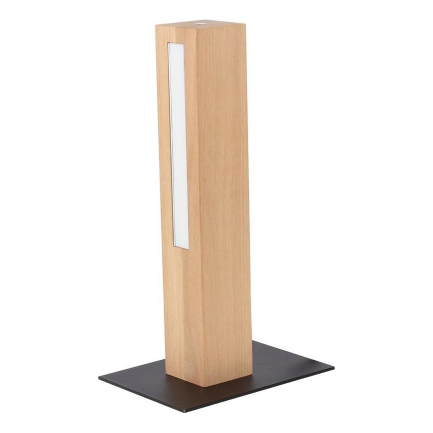 Himmennettävä LED-pöytävalaisin LEON LED/9W/230V tammi