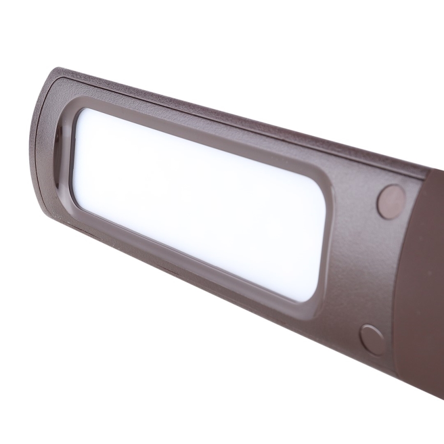 Himmennettävä LED-pöytävalaisin näytöllä GALA LED/6W/230V ruskea