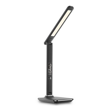 Himmennettävä LED-pöytävalaisin näytöllä LED/9W/230V/12V musta