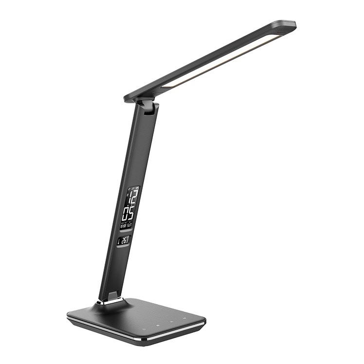 Himmennettävä LED-pöytävalaisin näytöllä LED/9W/230V musta
