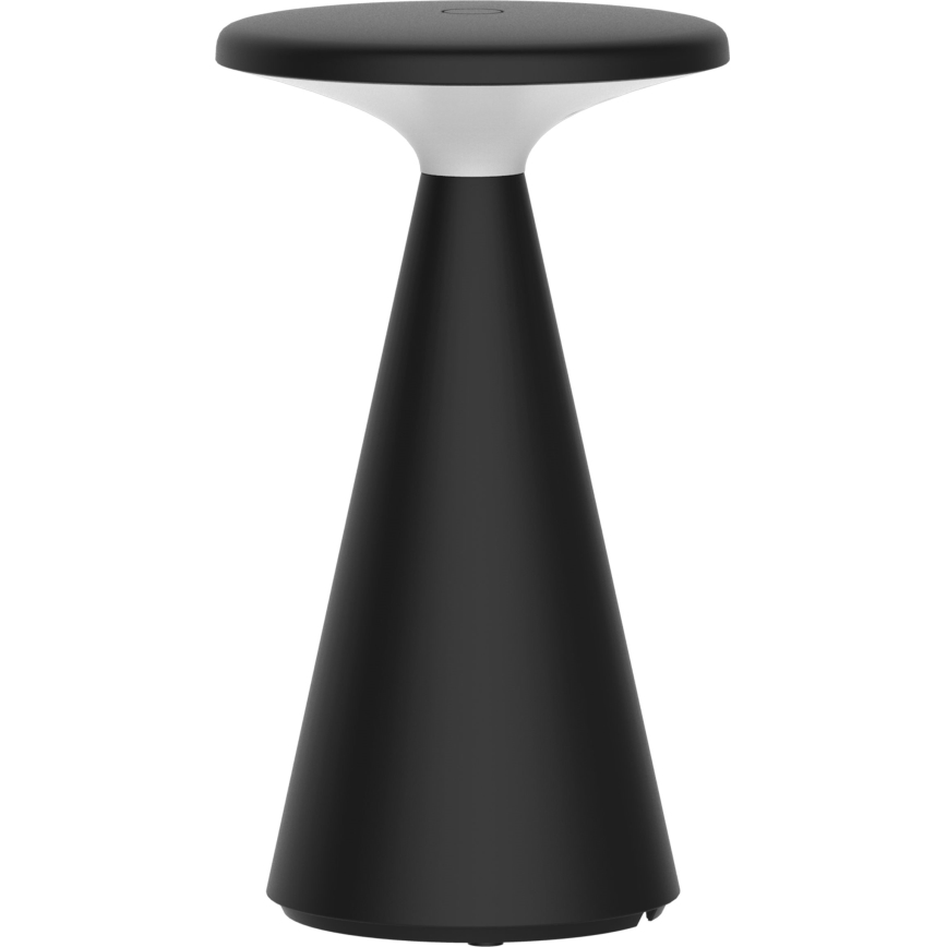 LED Himmennettävä kosketus ulko pöytävalaisin PAROS LED/1,8W/5V USB 1800 mAh IP44 musta