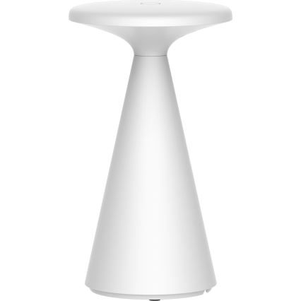 LED Himmennettävä kosketus ulko pöytävalaisin PAROS LED/1,8W/5V USB 1800 mAh IP44 valkoinen