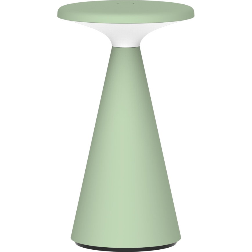 LED Himmennettävä kosketus ulko pöytävalaisin PAROS LED/1,8W/5V USB 1800 mAh IP44 vihreä