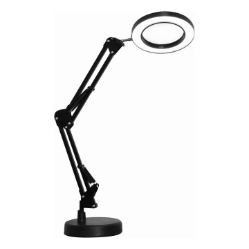 Himmennettävä LED-pöytävalaisin suurennuslasilla LED/10W/230V 3000/4500/6000K