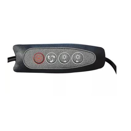 Himmennettävä LED-pöytävalaisin suurennuslasilla LED/6W/5V 3000K/4000K/6000K musta