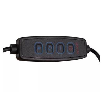 Himmennettävä LED-pöytävalaisin suurennuslasilla LED/6W/5V 3000K/4000K/6000K valkoinen