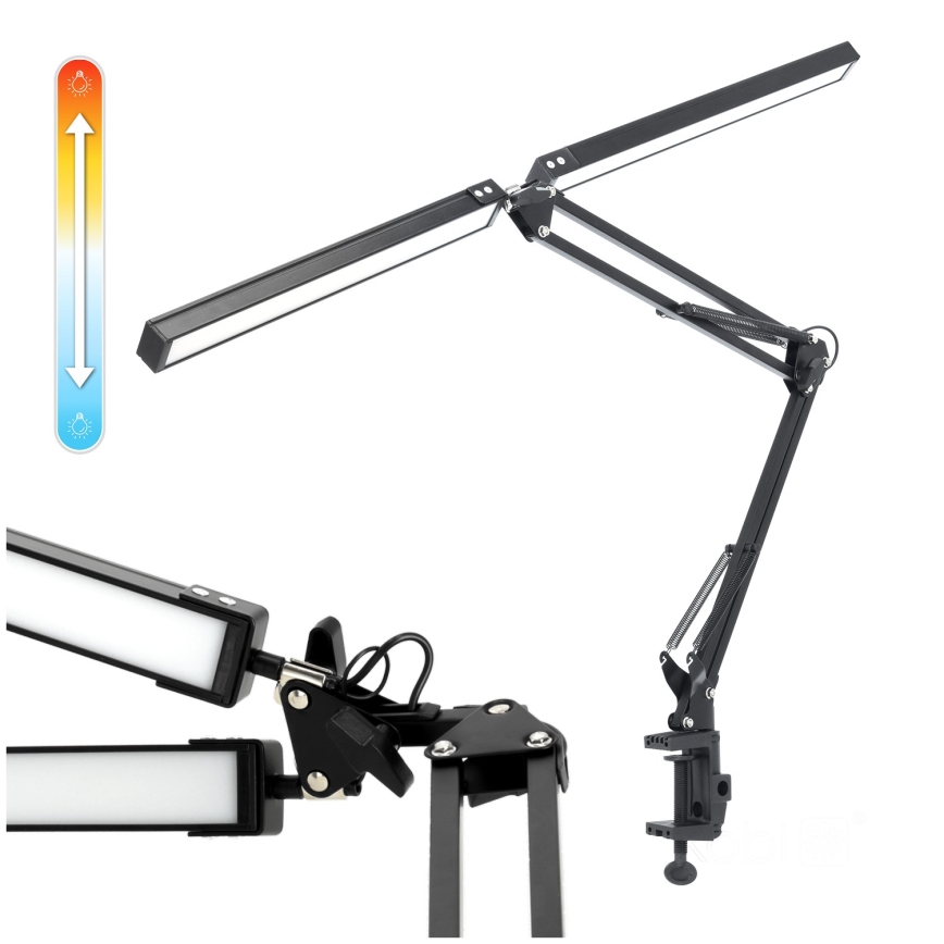 Himmennettävä LED-pöytävalaisin TENUIX DUO 2xLED/14W/230V 3000-6000K