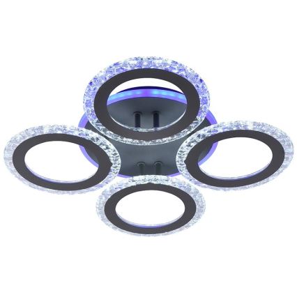 Himmennettävä LED-RGB-kattokruunu LED/55W/230V 3000-6500K + kauko-ohjaus