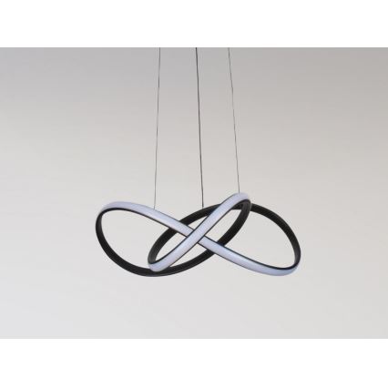 LED-himmennettävä riippuvalaisin vaijerilla LED/65W/230V 3000-6500K halkaisija 49 cm + kaukosäädin