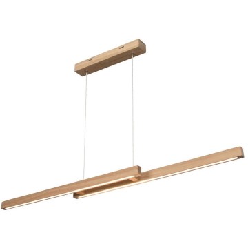 Himmennettävä LED-riippuvalaisin vaijerilla SMAL 2xLED/22,5W/230V 2700/4000/6500K tammi