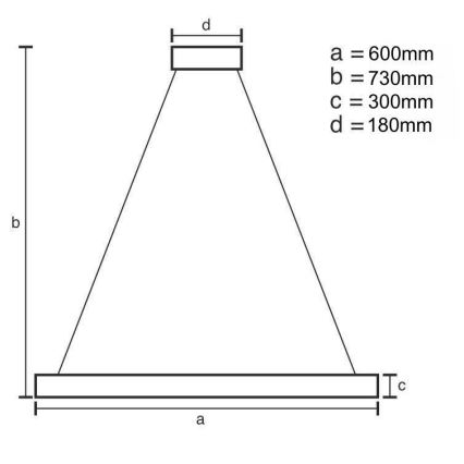 LED Himmennettävä kristalli kattokruunu on a pole LED/80W/230V 3000-6500K kulta + kauko-ohjaus