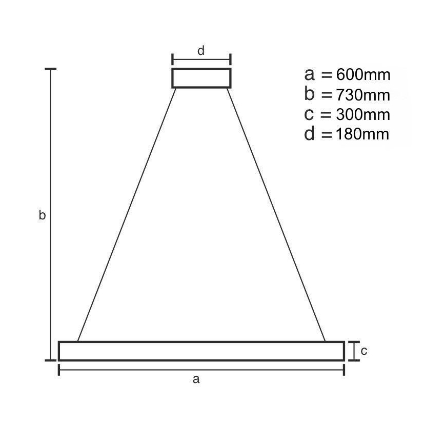 LED Himmennettävä kristalli kattokruunu on a pole LED/80W/230V 3000-6500K kulta + kauko-ohjaus