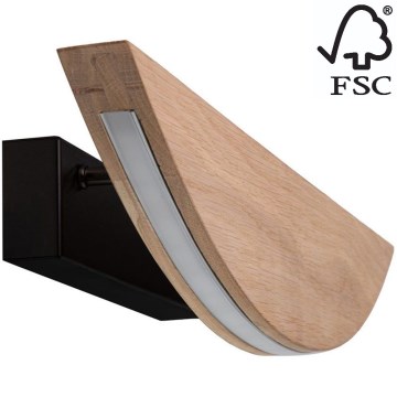 Himmennettävä LED-seinävalaisin DUBAI LED/6,5W/230V tammi – FSC sertifioitu