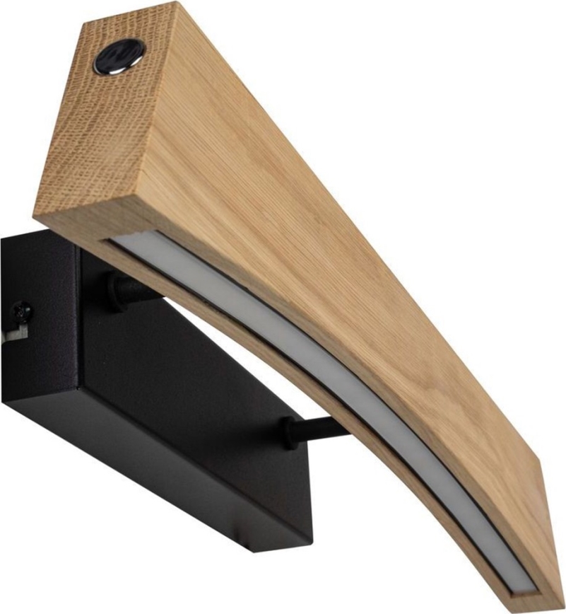 Himmennettävä LED-seinävalaisin ZIAD LED/6,5W/230V tammi