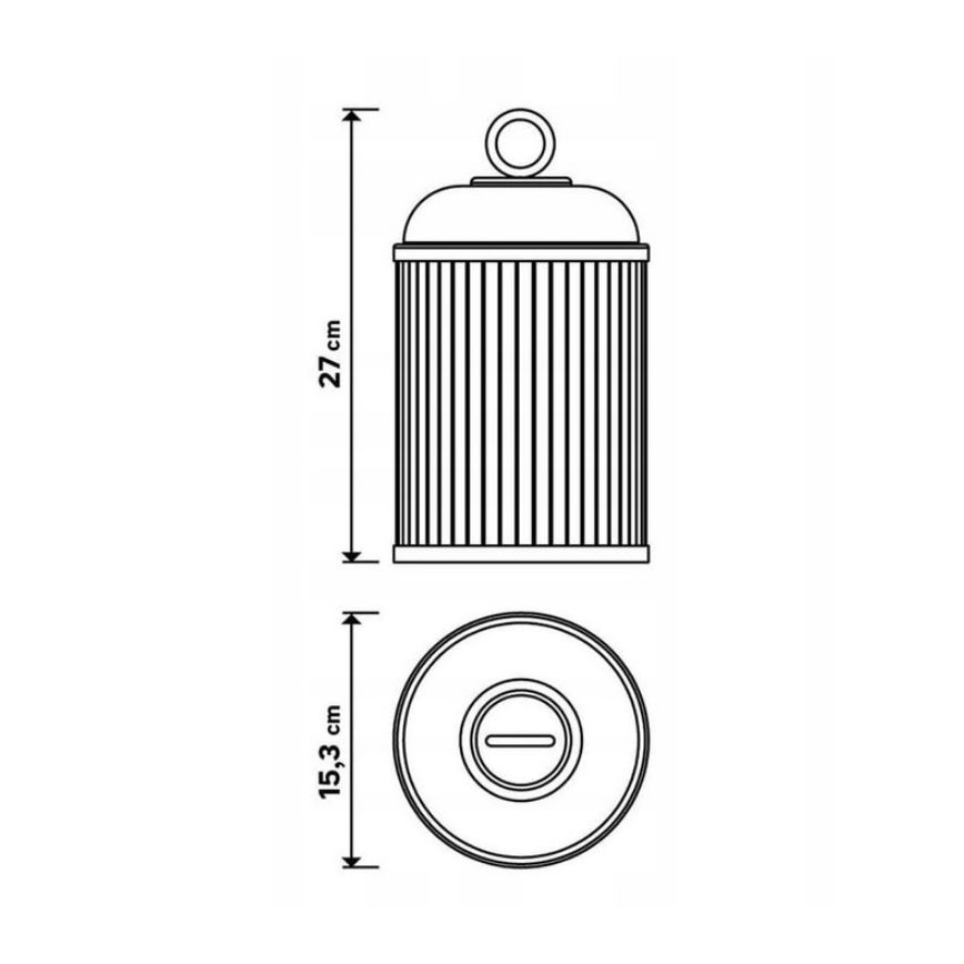 Himmennettävä LED-ulkolamppu CANARI LED/2W/5V IP44