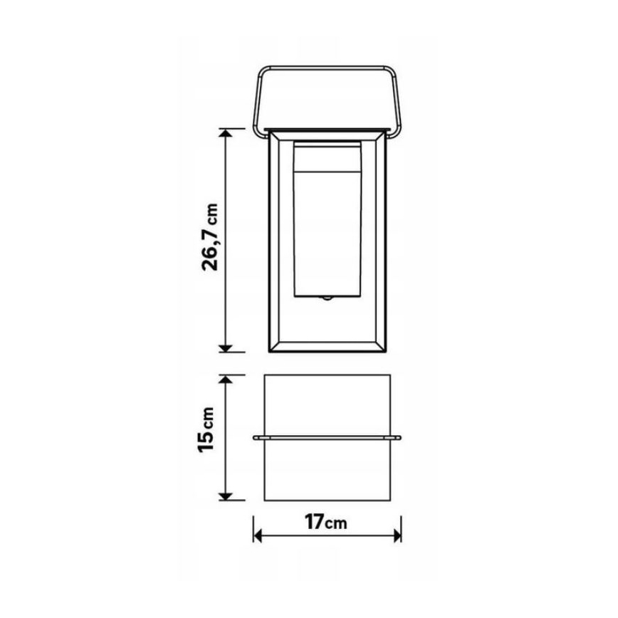 Himmennettävä LED-ulkolamppu MESHY LED/2W/5V IP44