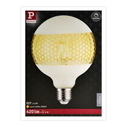 Himmennettevä LED-polttimo CLASSIC G125 E27/4,5W/230V 2500K - Paulmann 28770