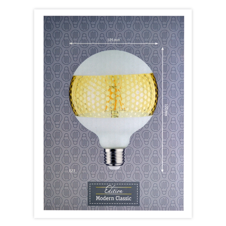 Himmennettevä LED-polttimo CLASSIC G125 E27/4,5W/230V 2500K - Paulmann 28770