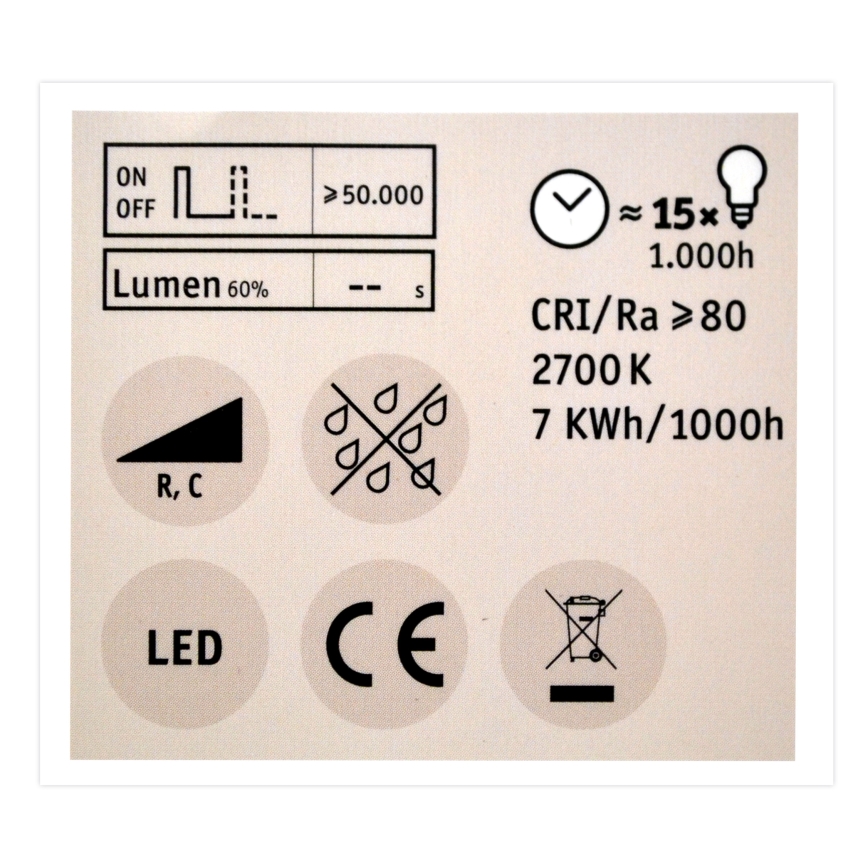 Himmennettevä LED-polttimo GU10/7W/230V 2700K - Paulmann 28753
