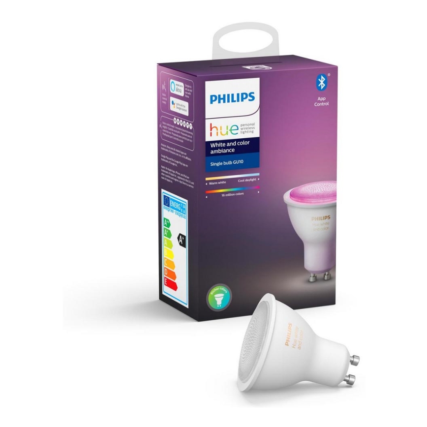 Himmennettevä LED-polttimo Philips Hue White And Color Ambiance GU10/5,7W/230V 2000-6500K