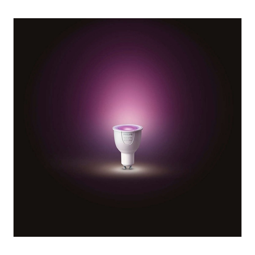 Himmennettevä LED-polttimo Philips Hue White And Color Ambiance GU10/5,7W/230V 2000-6500K
