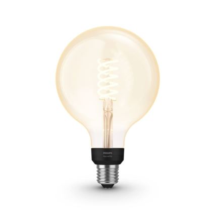 Himmennettevä LED-polttimo Philips Hue WHITE FILAMENT G125 E27/7W/230V 2100K